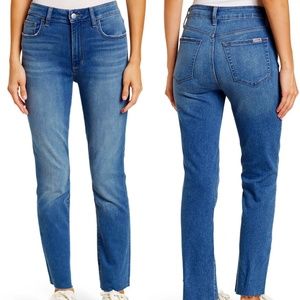 Joe's High Rise Straight Ankle Jeans: Ishani